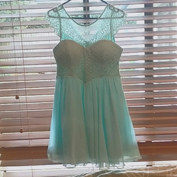 Dotti | Dresses | Dotti Teal Midrise Dress | Poshmark